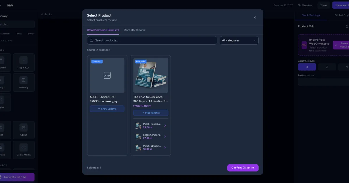 NetSendo v1.6.7: Boost Sales with WooCommerce Variants