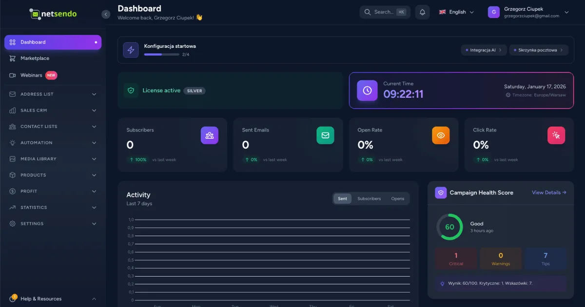 NetSendo v1.7.3: A Global Experience with Full Localization
