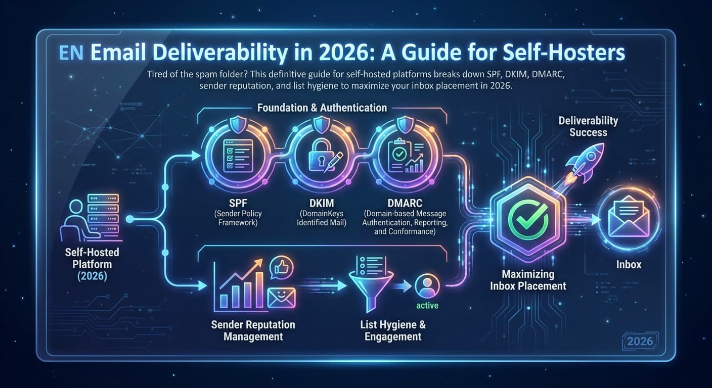 Email Deliverability in 2026: A Guide for Self-Hosters