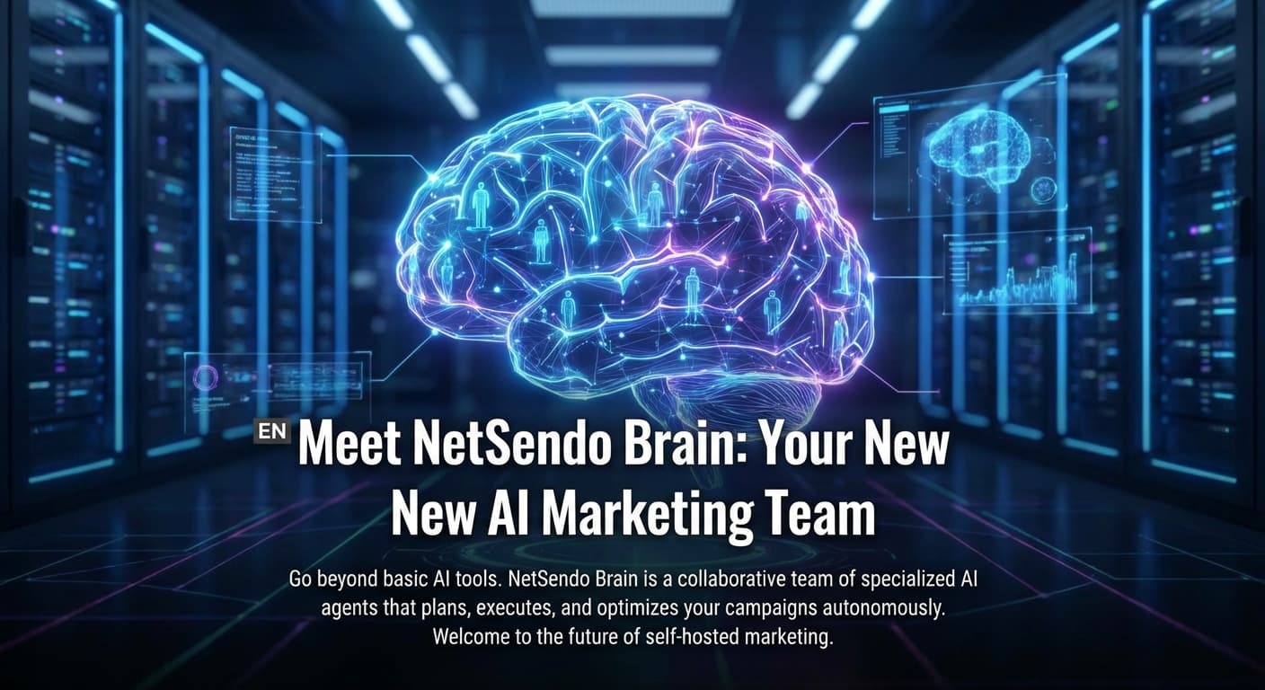 Meet NetSendo Brain: Your New AI Marketing Team