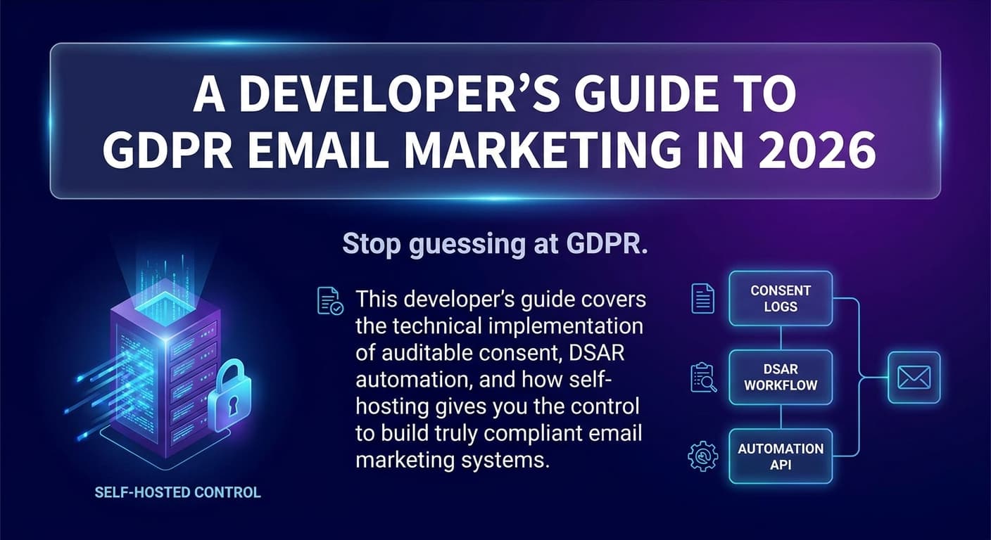 A Developer's Guide to GDPR Email Marketing in 2026